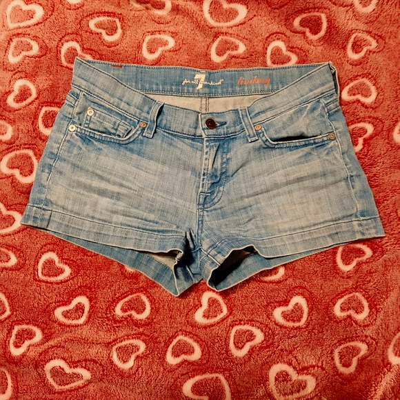 7 For All Mandkind Lindsay Shorts - Picture 1 of 7